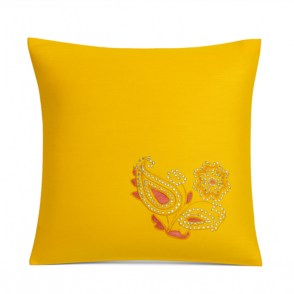 Unique Stonework Handmade Cushion cover 16 x 16-inch, Set of 2