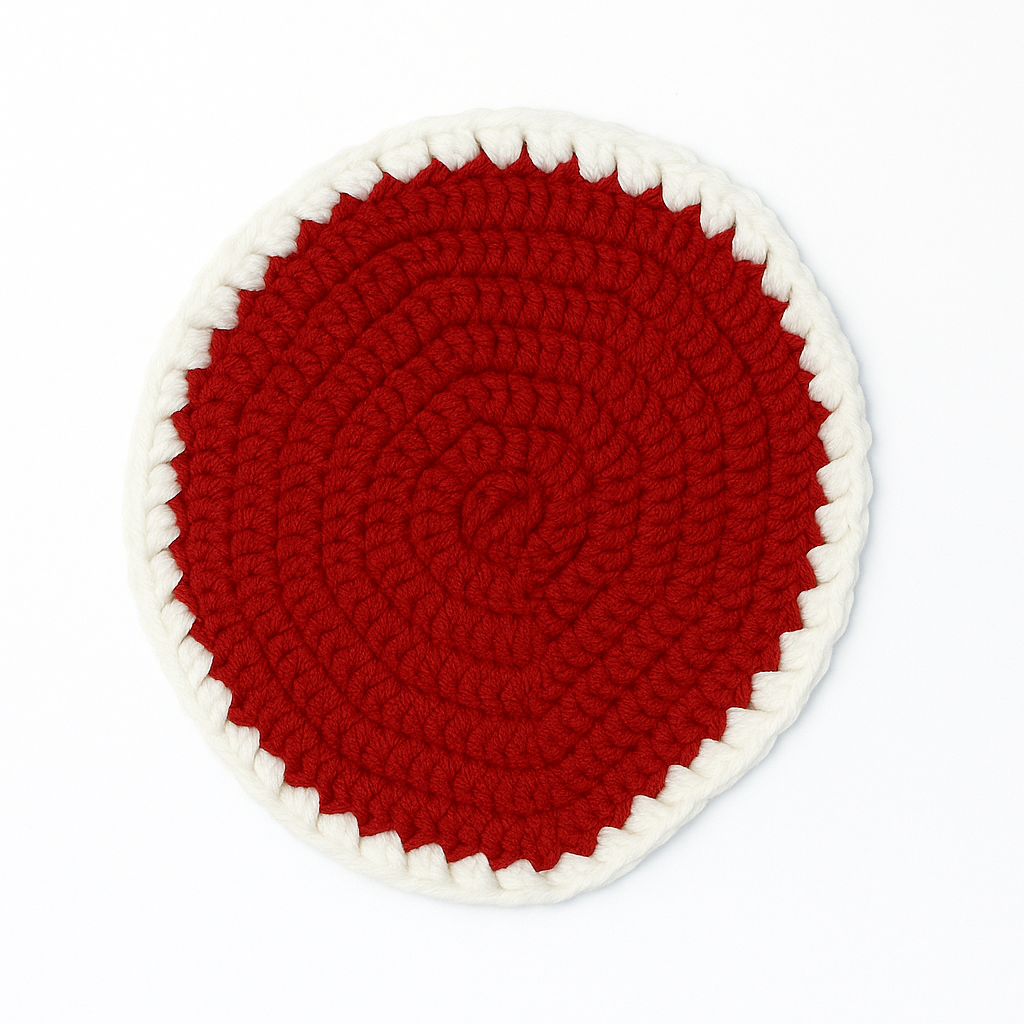 Handmade Crochet Wool Dining Set – 6 Pcs (Jug & Glass Mats)