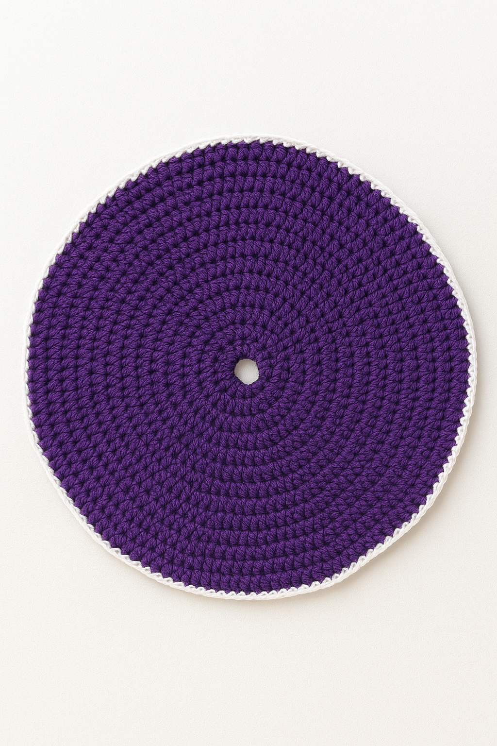 Handcrafted Wool Crochet Mat – Cozy Dining Accent, Set of 4