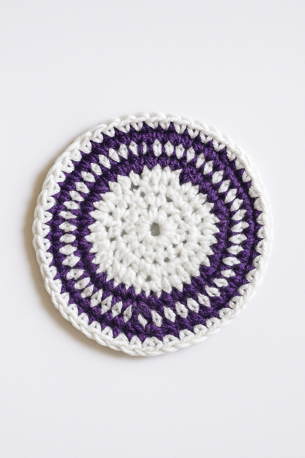 Handcrafted Wool Crochet Mat – Cozy Dining Accent, Set of 4