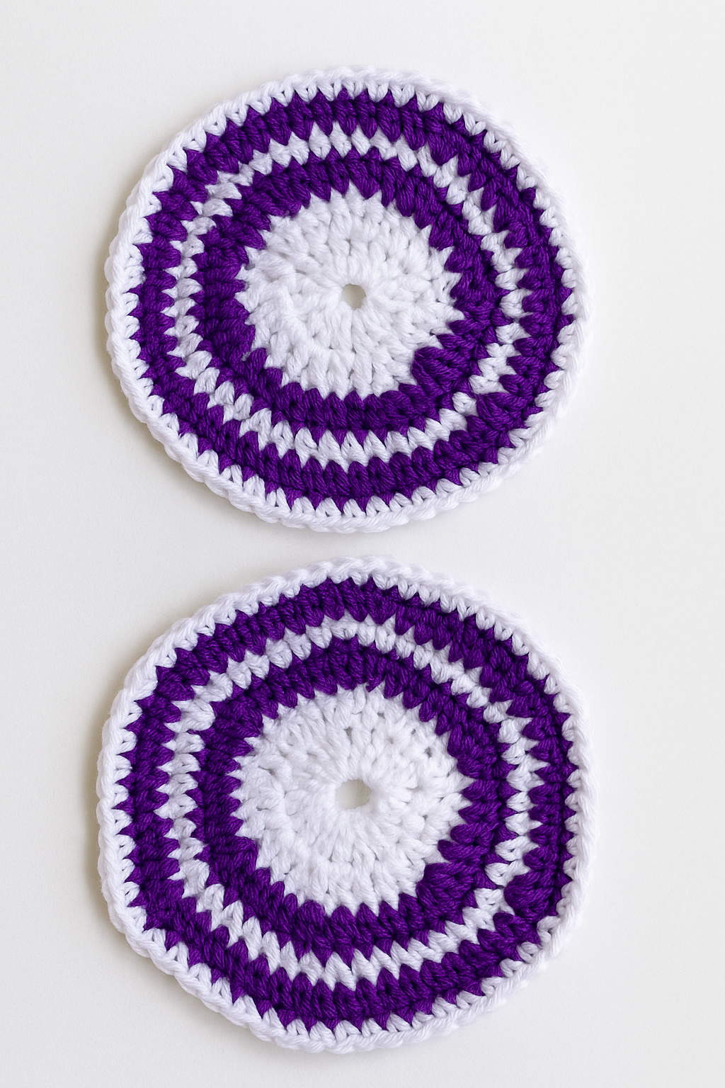 Handcrafted Wool Crochet Mat – Cozy Dining Accent, Set of 4