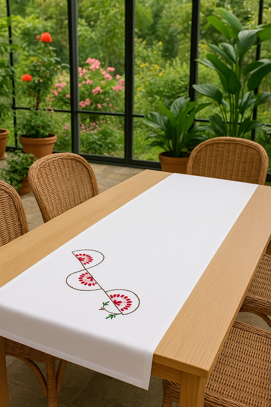 Cotton Table Cloth ,made with wool,set of 1