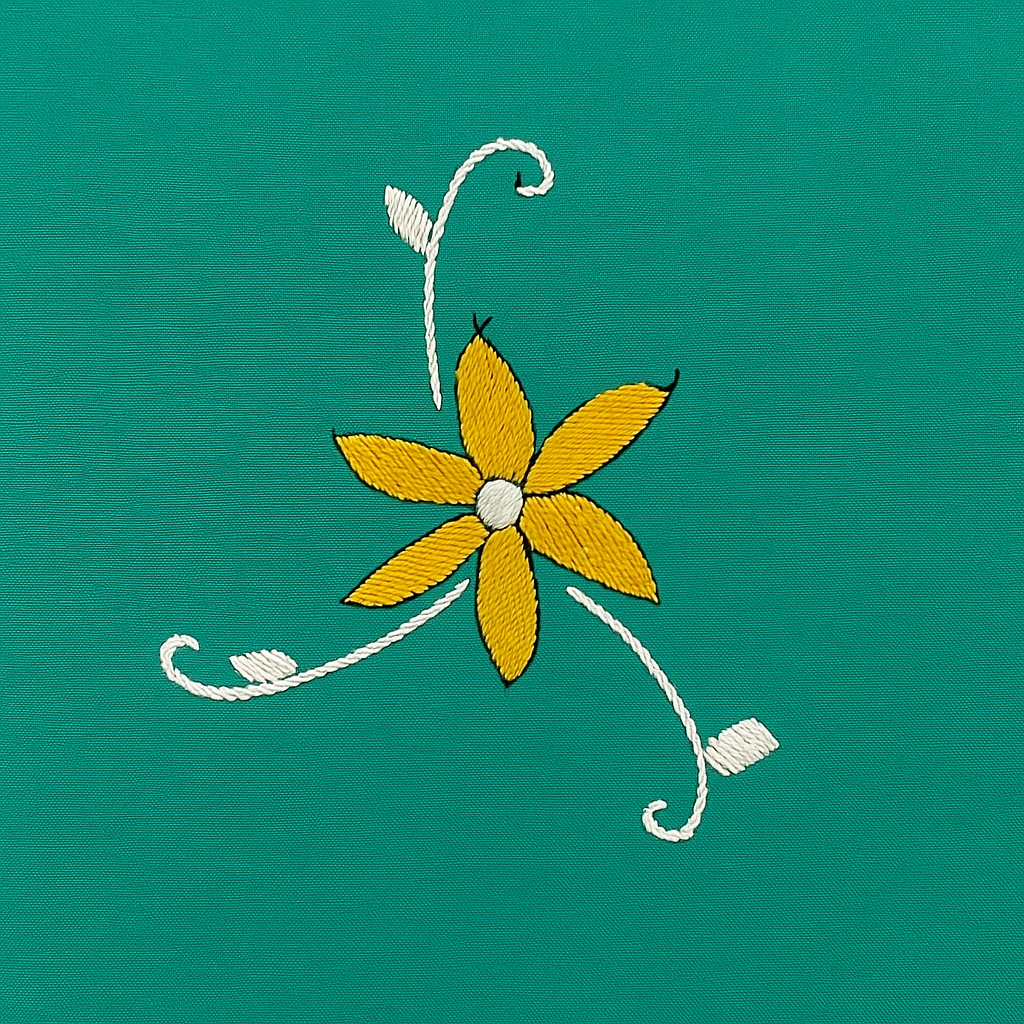 Stain Stitch with Cotton Thread Handmade Cushion Cover 16x16inch , Set of 2