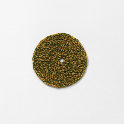 Crochet Glass mat ,made of wool, set of 4