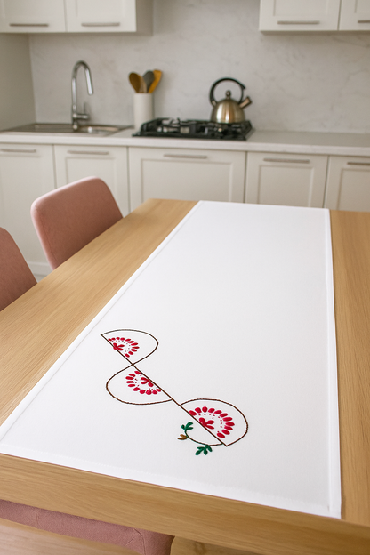 Cotton Table Cloth ,made with wool,set of 1