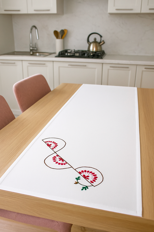 Cotton Table Cloth ,made with wool,set of 1