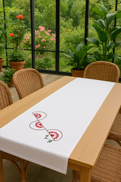 Cotton Table Cloth ,made with wool,set of 1