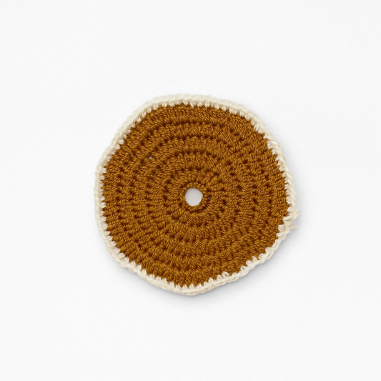 Crochet Glass mat ,made of Wool, set of 4