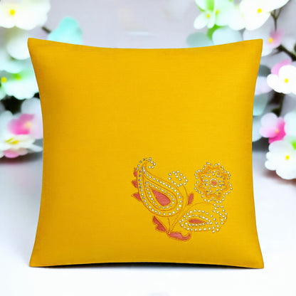 Unique Stonework Handmade Cushion cover 16 x 16-inch, Set of 2